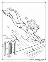 100  Swimming coloring pages Free PDF To Print Woo Coloring sketch template
