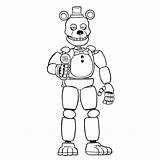 Coloring Pages Fredbear Printable Print Book Prints Sketch Page sketch template