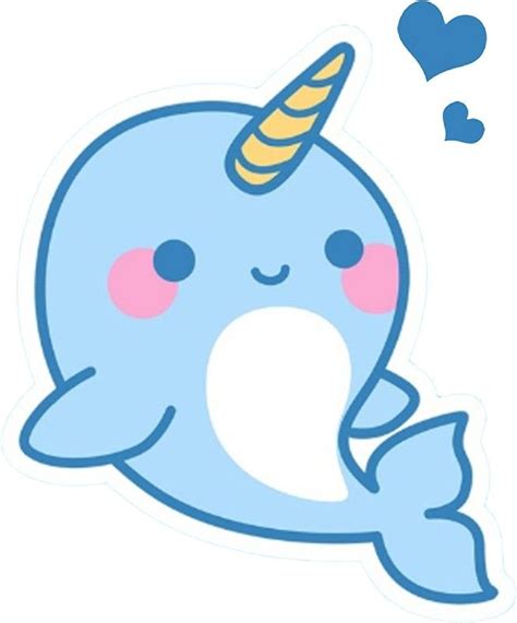 Product | Cute narwhal, Kawaii stickers, Kawaii