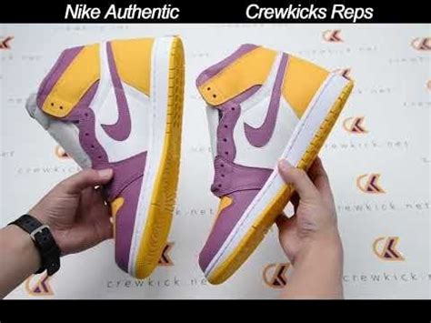 [Real vs Replica] Air Jordan 1 High OG “Brotherhood” : r/crewkickreps