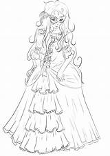 Ballroom Dancing Anime Base Sketch Coloring Page sketch template