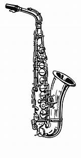 Saxophone Coloring Pages sketch template