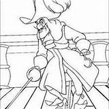 Captain hook On His Boat coloring Pages  Hellokidscom sketch template