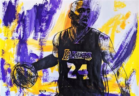 Kobe Bryant Legend Painting | Painting, Nba art, Acrylic painting on paper