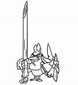 Sirfetchd Pokemon sketch template
