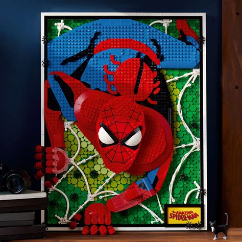 Nouveauté LEGO Art 31209 The Amazing Spider-Man - HelloBricks