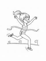 Track And Field Coloring Pages  Best For Kids sketch template