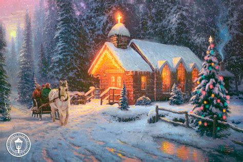 Christmas Pictures Blog: Thomas Kinkade Christmas Paintings Pictures