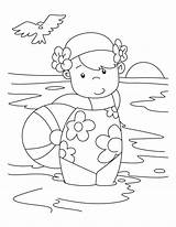 Swimming Coloring Pages  Best For Kids sketch template