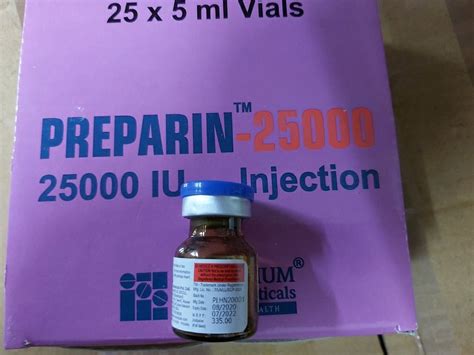 Heparin inj, Samarth at Rs 300/unit in Lucknow | ID: 15324751230