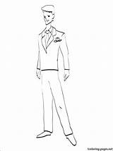 Groom Coloring Pages At GetColoringscom  Free Printable Colorings sketch template