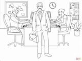 Office Worker coloring page  Free Printable Coloring Pages sketch template