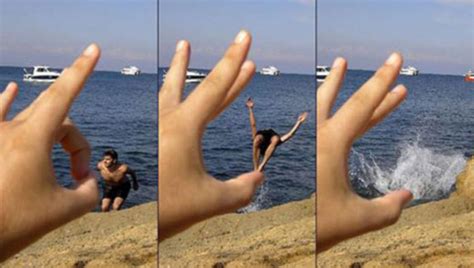 Forced perspective photography: Optical illusion turns holiday pictures ...