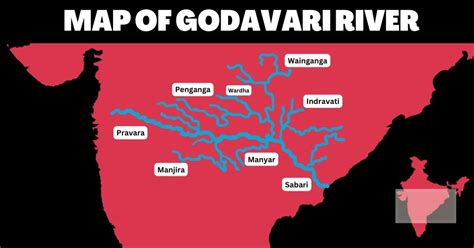 Godavari River System: Map, Origin & Tributaries