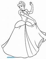 Cinderella Coloring Pages Free Printable  Templates sketch template