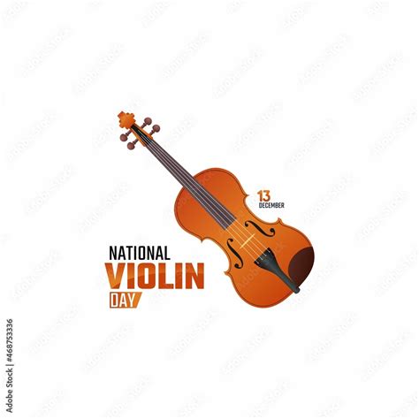 vector graphic of national violin day good for national violin day celebration. flat design ...