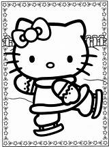 Winter Hello Kitty Coloring Pages & Book For Kids sketch template