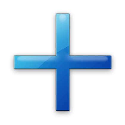 Blue Plus Icon #241397 - Free Icons Library