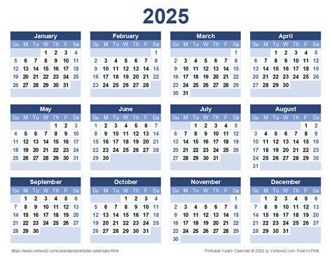 2025 Calendar Printable - Customize and Print