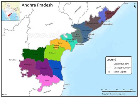 District Map Of Andhra Pradesh