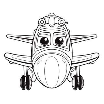 Cartoon Airplane Drawing PNG Transparent Images Free Download | Vector Files | Pngtree