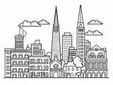San Francisco Coloring Page  sketch template