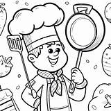 Coloring Chef South Park Pages Printable Clipart Cliparts Colouring  sketch template