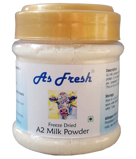 As Fresh Freeze Dried A2 Cow Milk Powder Whole Milk 400 gm: Buy As Fresh Freeze Dried A2 Cow ...