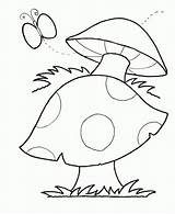 Fungi Coloring Page At GetDrawings  Free Download sketch template