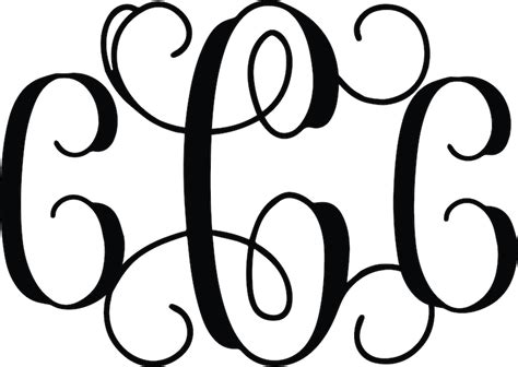 Vine Monogram Font SVG Vine Monogram Font Vine Monogram - Etsy