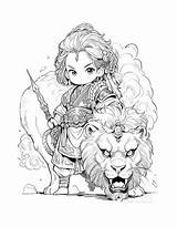 Fantasy Coloring Pages Free Printable PDF sketch template