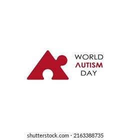 World Autism Day Logo Design Vector Stock Vector (Royalty Free) 2163388735 | Shutterstock