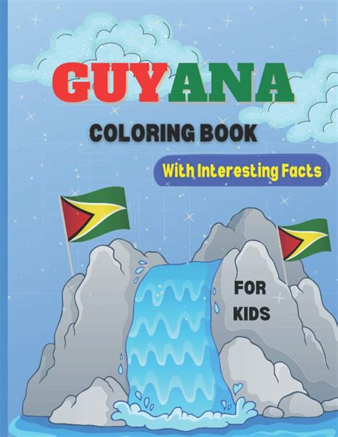 Buy Guyana Coloring Book For Kids: With Interesting Facts about Guyana ...