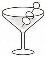 Cocktail Glass coloring Page  ColouringPages sketch template