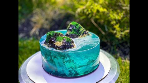 ISLAND CAKE TUTORIAL| OCEAN JELLY | JELLO CAKE| CAKE TRENDS 2020 - YouTube