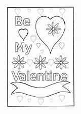 Lovely Valentine Card sketch template