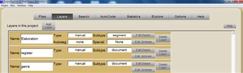 2 shows the different layers created for the analysis of the corpus.... | Download Scientific ...