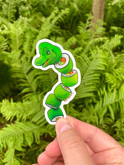 Stickers Sushi Brachiosaurus Mosquito in Amber Chow Mein T-Rex Taco ...