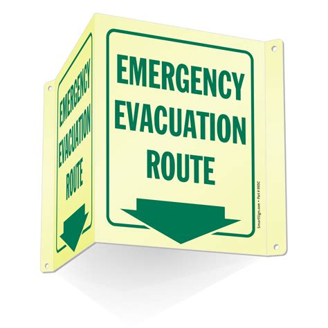 Evacuation Signs Png