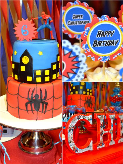 Amazing Spiderman Inspired Birthday Party Ideas - Party Ideas | Party ...