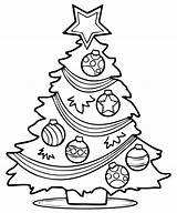 Christmas Tree Coloring Pages sketch template