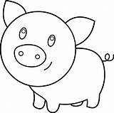 Printable Piggy Coloring Pages sketch template
