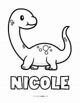 Nicole Name Coloring Pages  Nation sketch template