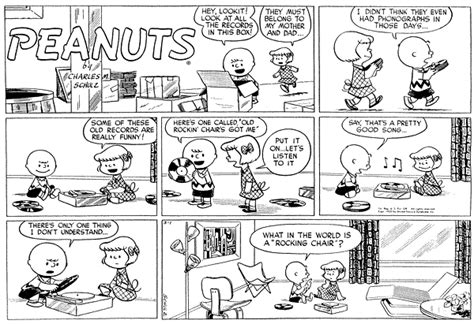 How is the Peanuts comic strip a satire?