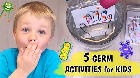 COVID-19 Germs Experiment for kids | 5 Germ Activities for children ...