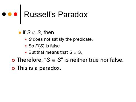 Russells Paradox Lecture 24 Section 5 4 Fri