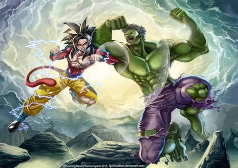 8 best Vegeta and goku vs hulk images on Pinterest