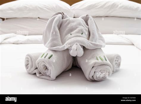 Towel origami elephant - emroden