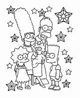 Simpsons Printable Coloring Pages sketch template