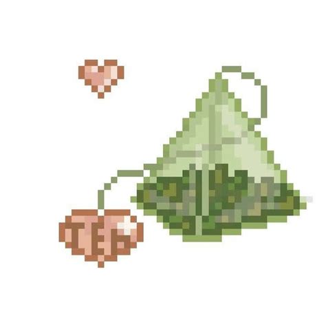 an image of a pixelated plant with leaves